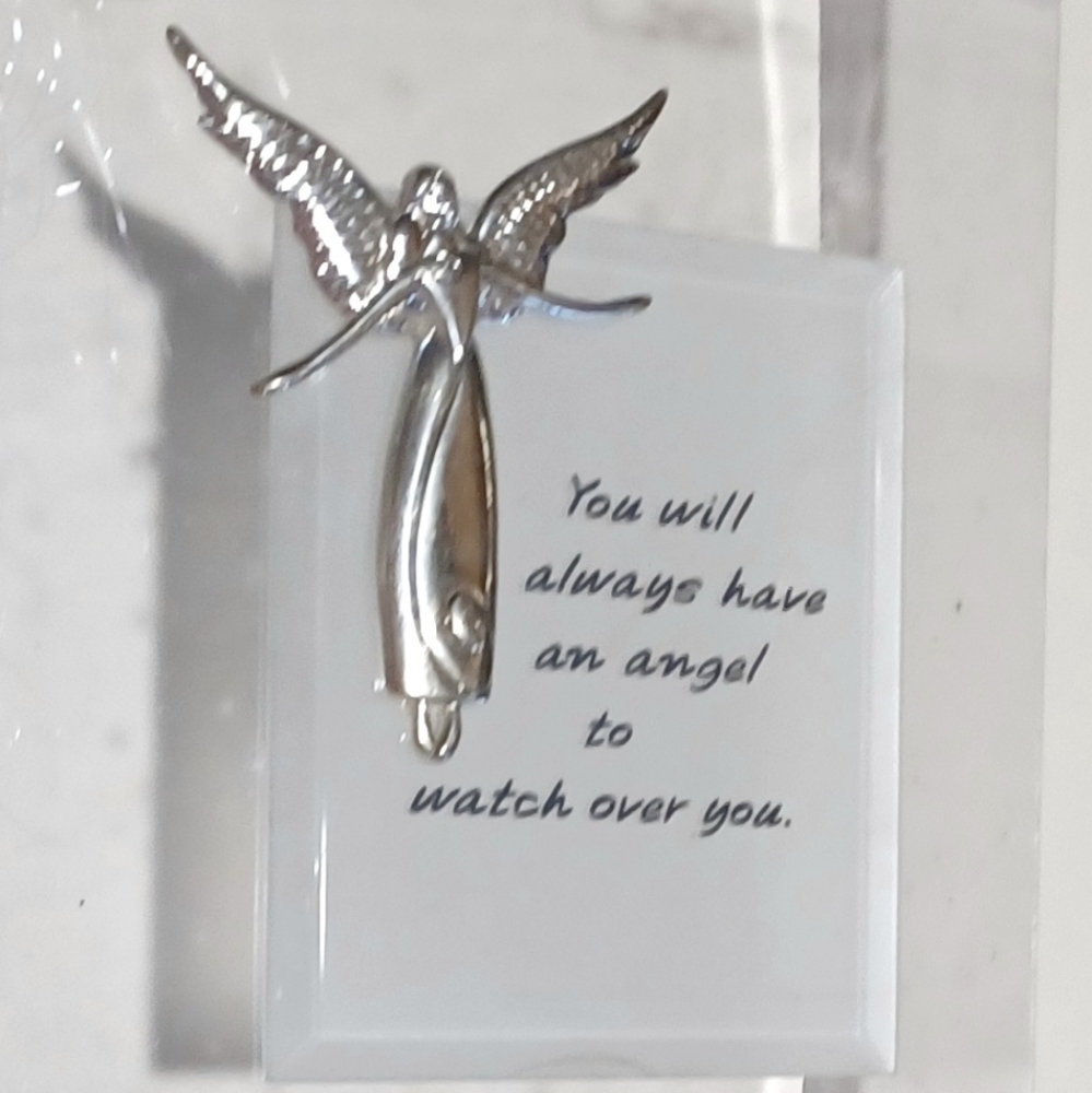NEW! GLASS ANGEL NIGHT LIGHT